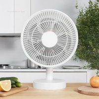 Can be plugged in with up and down shaking head and plugged in fan with large wind power desktop fan USB office desk fan