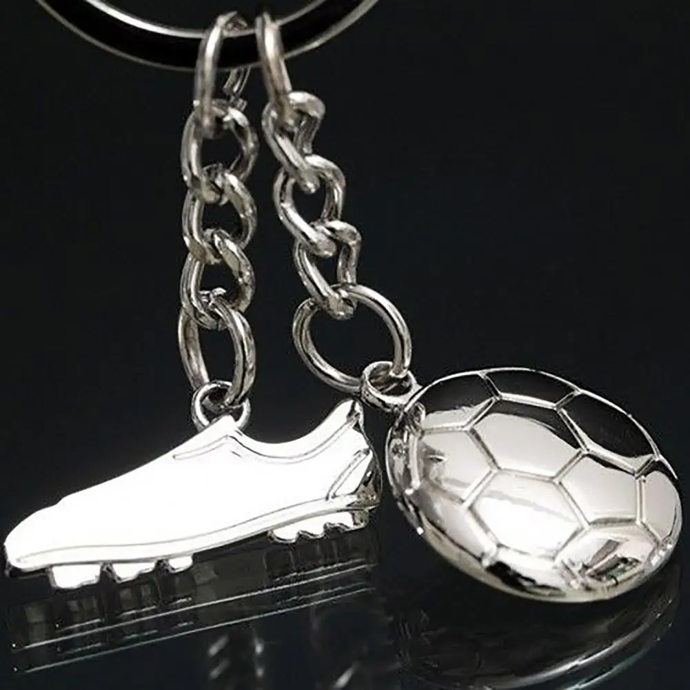 Key Chain Creative Soccer Shape Alloy Football Shoes Key Ring For Handbags  Chaveiro