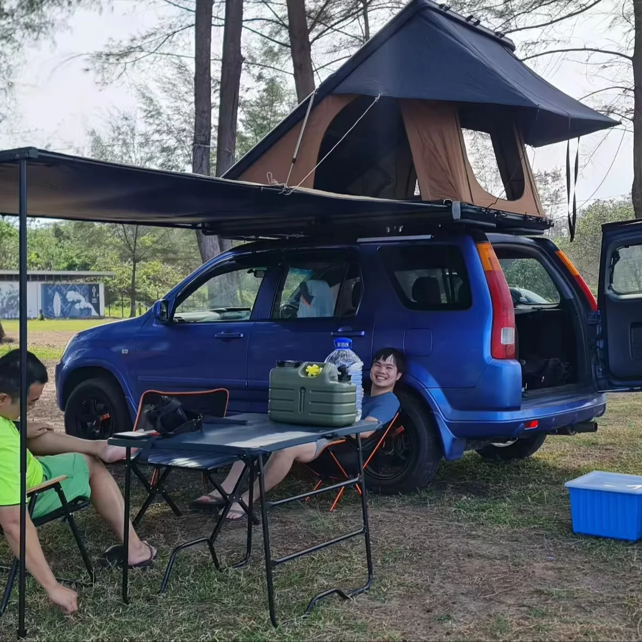 Manufacturer Price Lightweight Roof Tent Aluminum Camping Car Roof Tent Camping Car Hard Shell Roof Tent