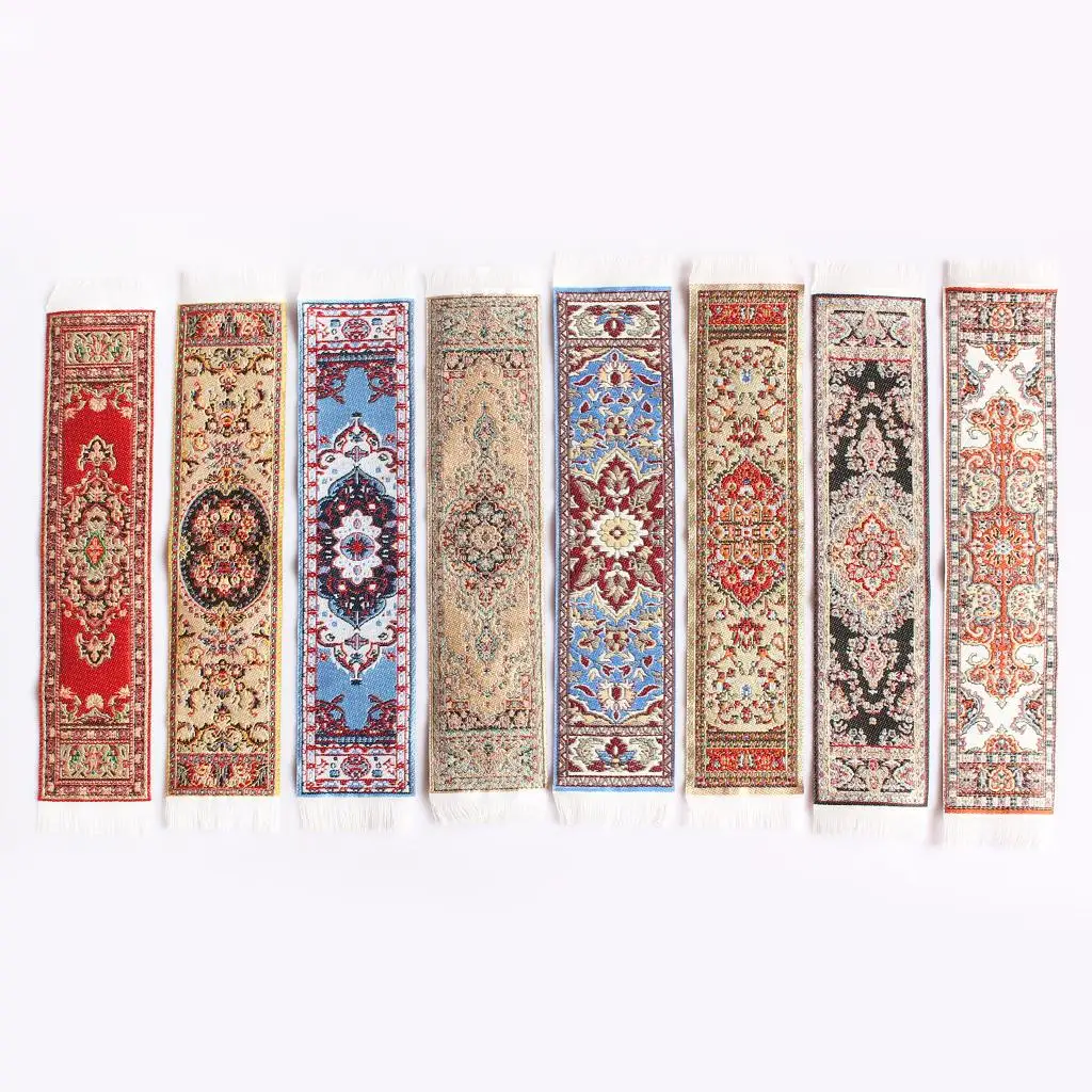 Tappetino intrecciato in scala 1/12, mobili in miniatura per casa delle bambole