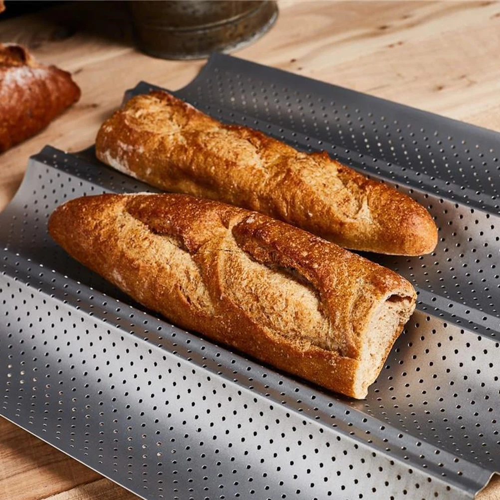 

1pc Baking Tray Non-Stick Reusable Heat Resistant Grill Mat For Bread Air Fryer Oven Kitchen Use Black