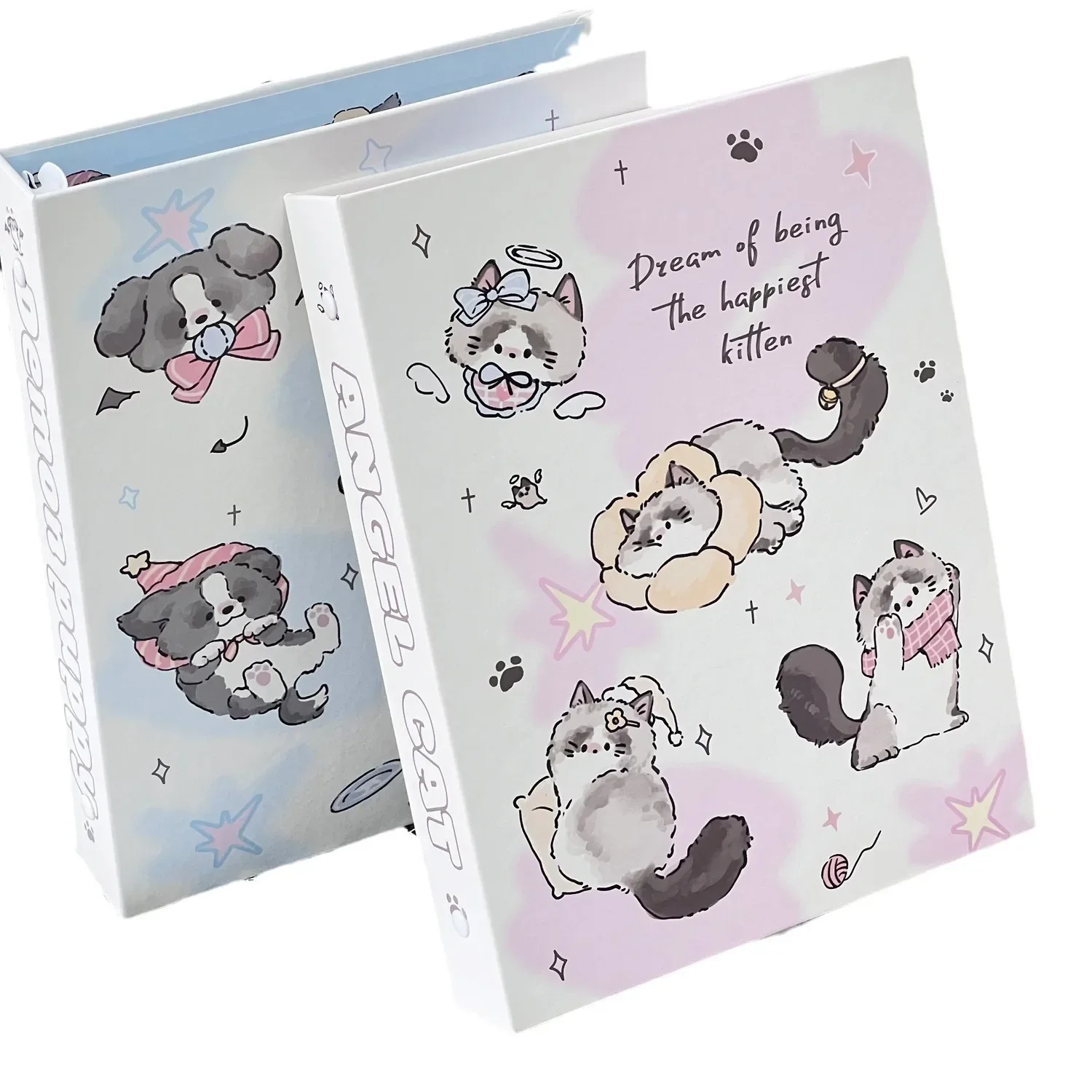 IFFVGX-Kawaii Photo Album, A5 Binder, Photocard Holder, Cute Rabbit, Kpop, Idol, Collect Book, DIY Journal, Dairy, Picture Stora