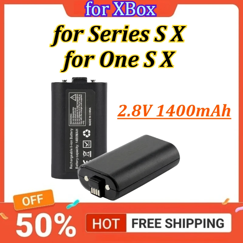 

2.8V 1400mAh Game Controller Battery for XBox Series S X for Xbox One S X Rechargeable Battery