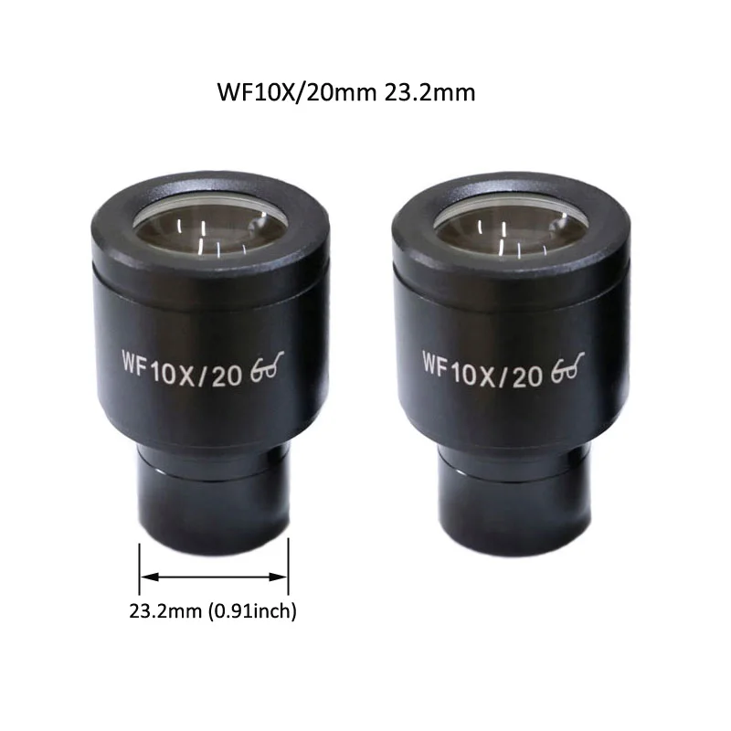 2 قطعة WF5X WF10X المجهر العدسة WF15X WF20X WF25X WF30X 23.2 مللي متر 30 مللي متر العدسات العينية لمجهر ستيريو بيولوجي