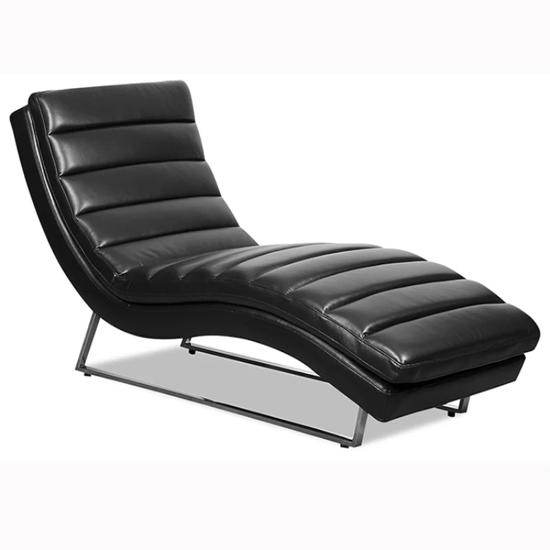 

Luxurious single chaise longue modern simple lazy sofa lounge chair retro leisure beauty couch designer balcony sleeping.