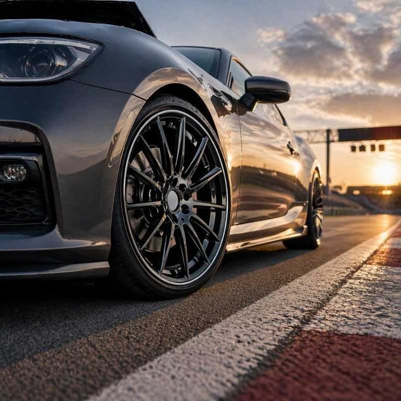 Wheel Set, Forged 5‑Hole Modification Body Kit Fit, G37, 370Z, E92, 18‑20 Inch