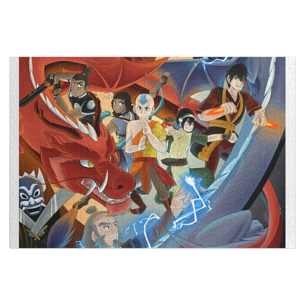 

Avatar the Last Airbender 30 Jigsaw Puzzle Personalized For Kids Wooden Name Custom Personalized Puzzle
