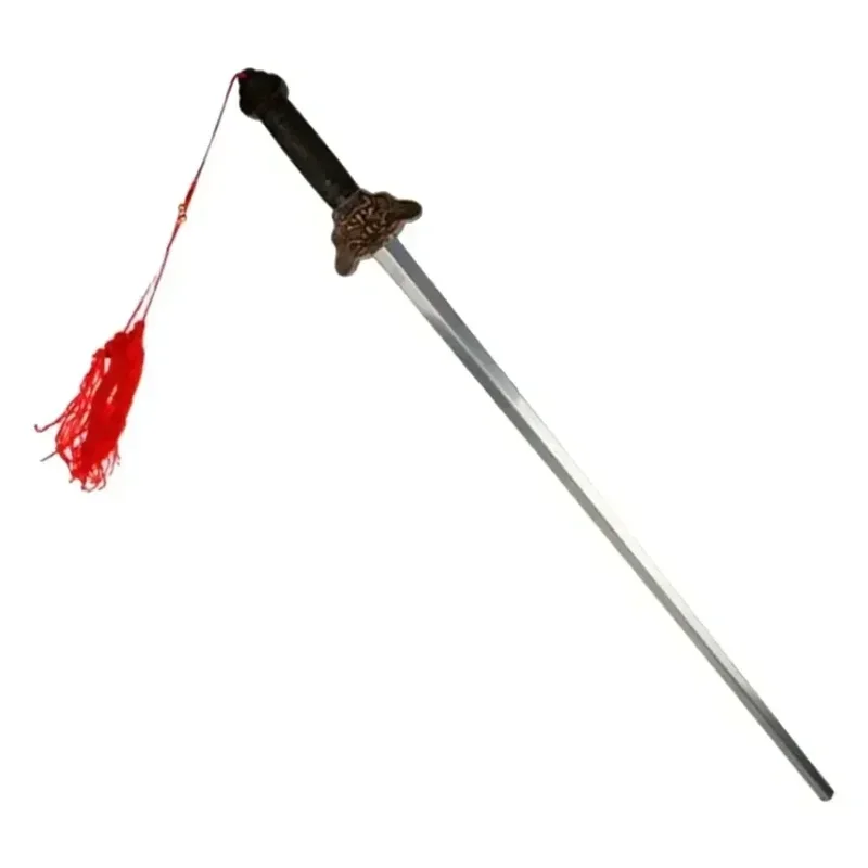 FC6Chinese Tai Chi Sword Retractable Sword Outdoor Sports Toy Classical Bristle Sword Performance Carving Prop Acc@FC8!