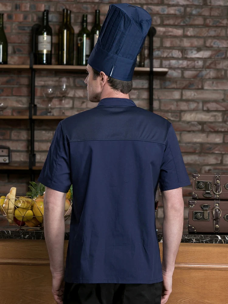 Kitchen Clothing Restaurant Professional Chef's Shirt Dining Hall Uniform Chef Uniforms Bakery Waiter Work Clothing