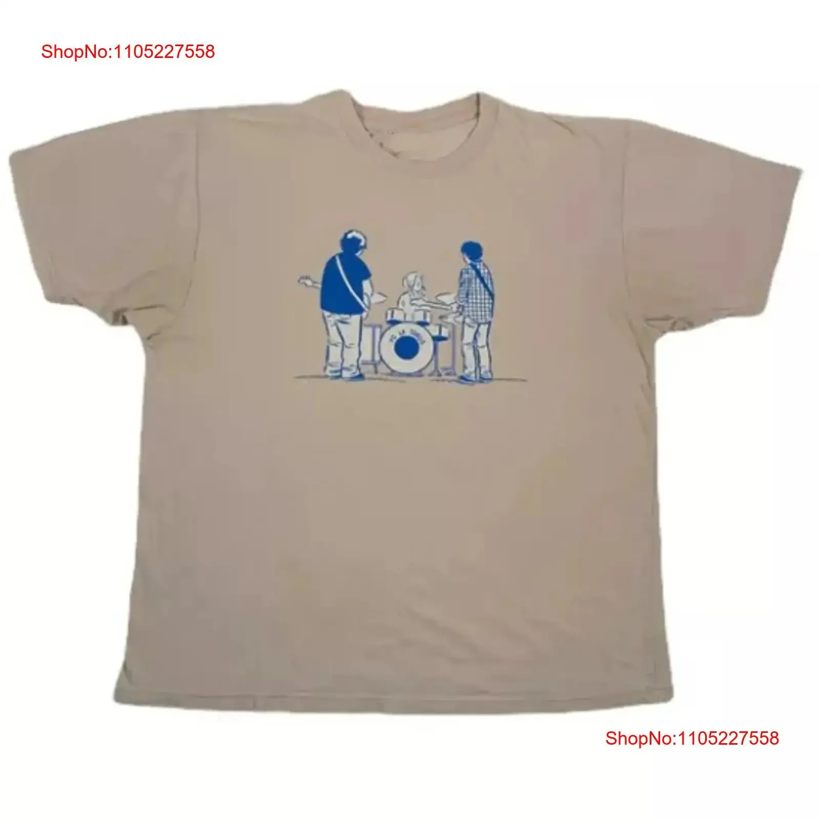 Yo La Tengo Band Drawing Sand Color T Shirt Full Size S 5XL vintage Washed Unisex Casual designer clothes homme Stylish Soft