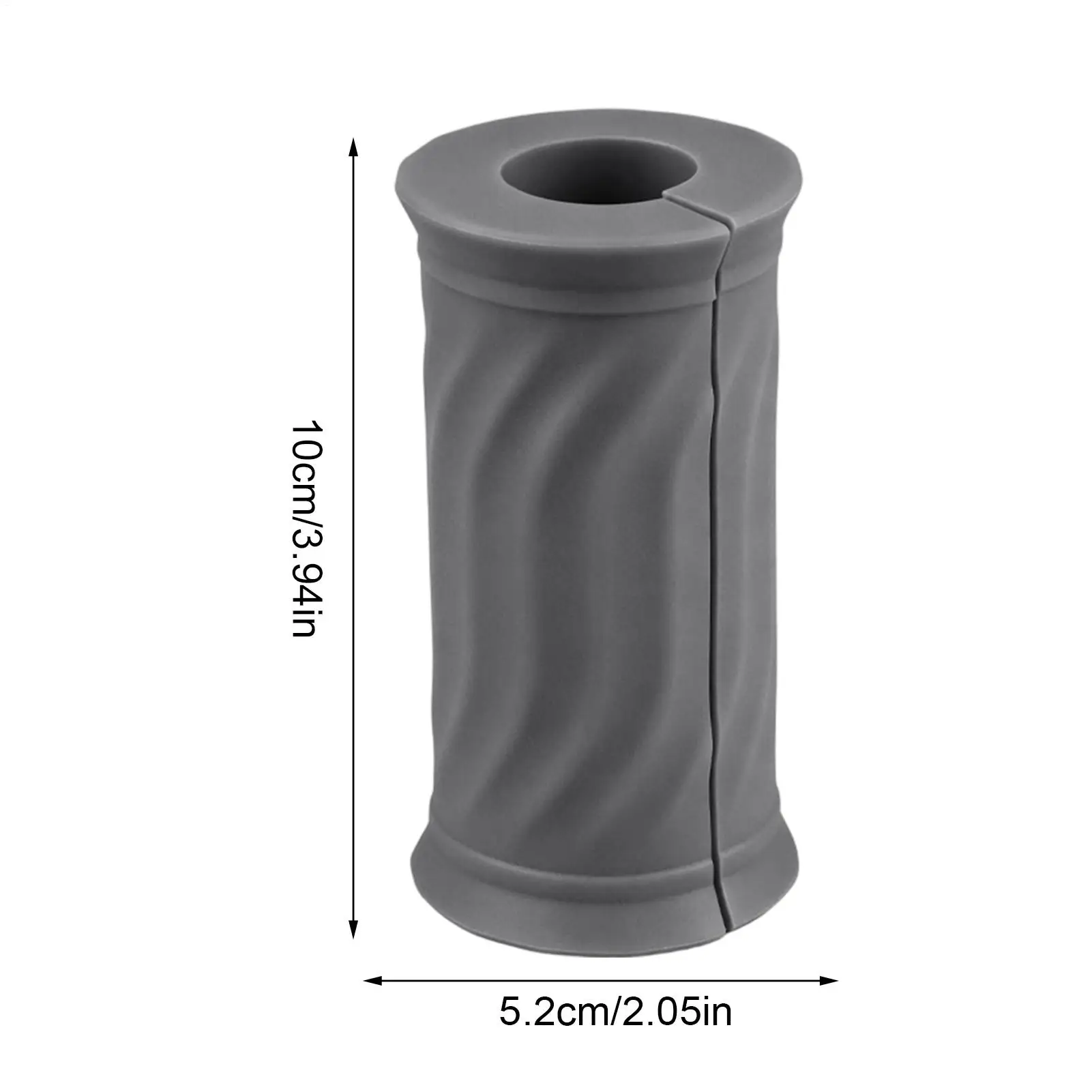 Dumbbell Grip Anti-Slip Silicone Waterproof Protective Cover Barbell Handle Grips For Deadlift Press Weightlifting Pull-Up Gym - view 6