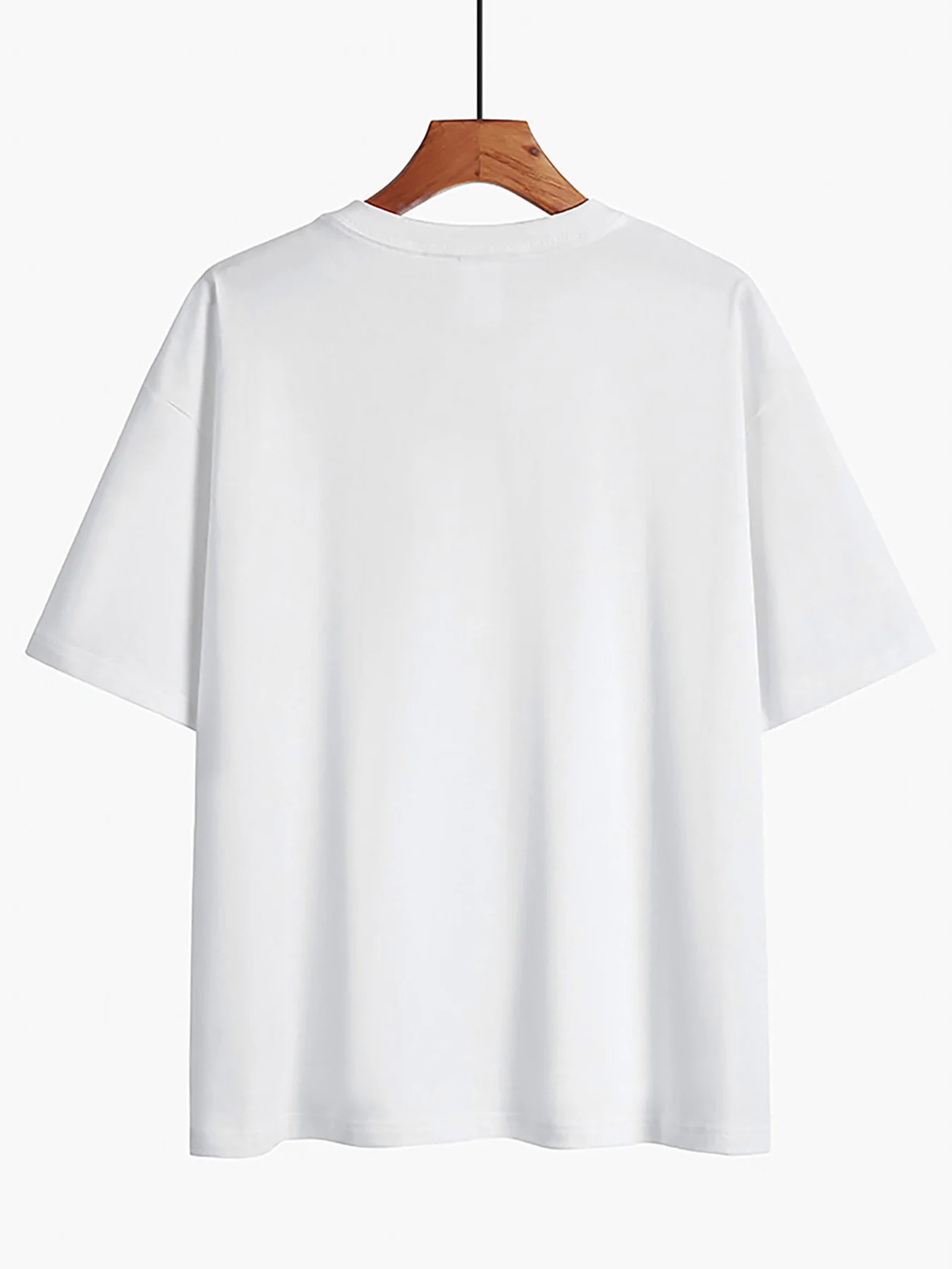 Футболка с короткими рукавами и круглым вырезом с принтом лошади Футболка с короткими рукавами и круглым вырезом