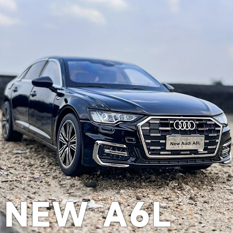 

1:18 НОВАЯ модель автомобиля из сплава AUDI A6, игрушечный автомобиль, литье под давлением металла, звуковой и световой автомобиль, игрушки для детей, автомобиль