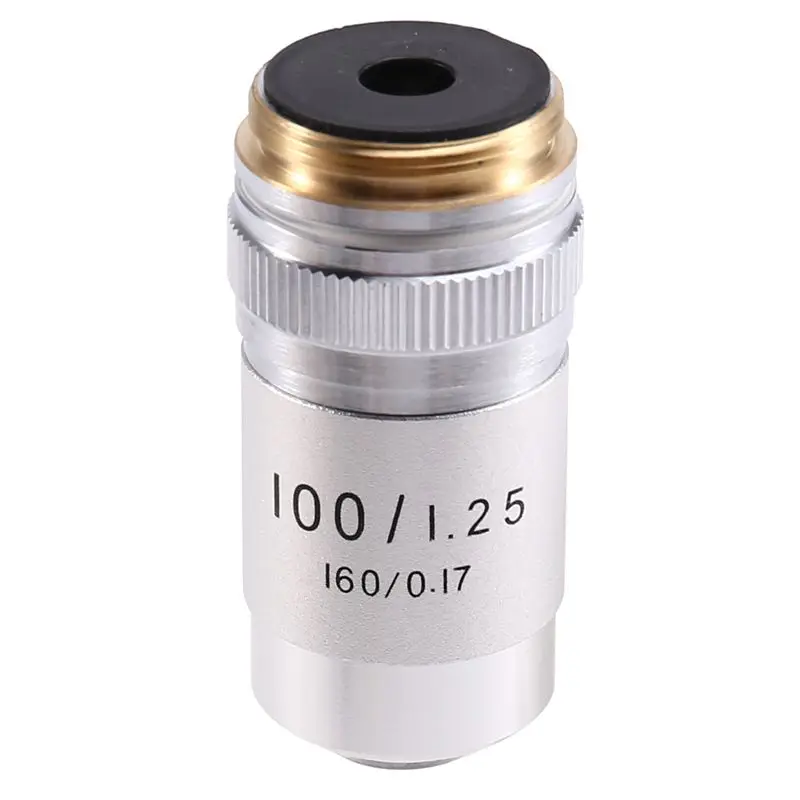 Superior Biological Microscope 100X 195 Achromatic Objectives Lens 195MM Conjugate Distance Optical Lens