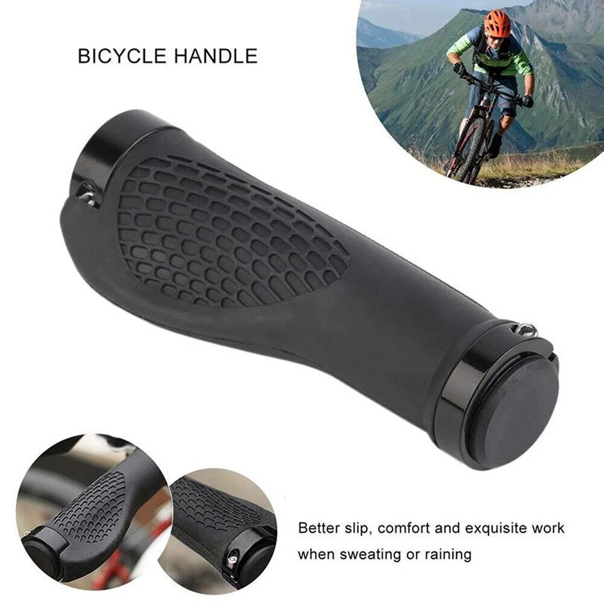 2PCS Ergonomically Designed Anti Slip And Shockproof Bicycle Handlebar Protector Suitable For Mountain Road Cycling Equipment image 3
