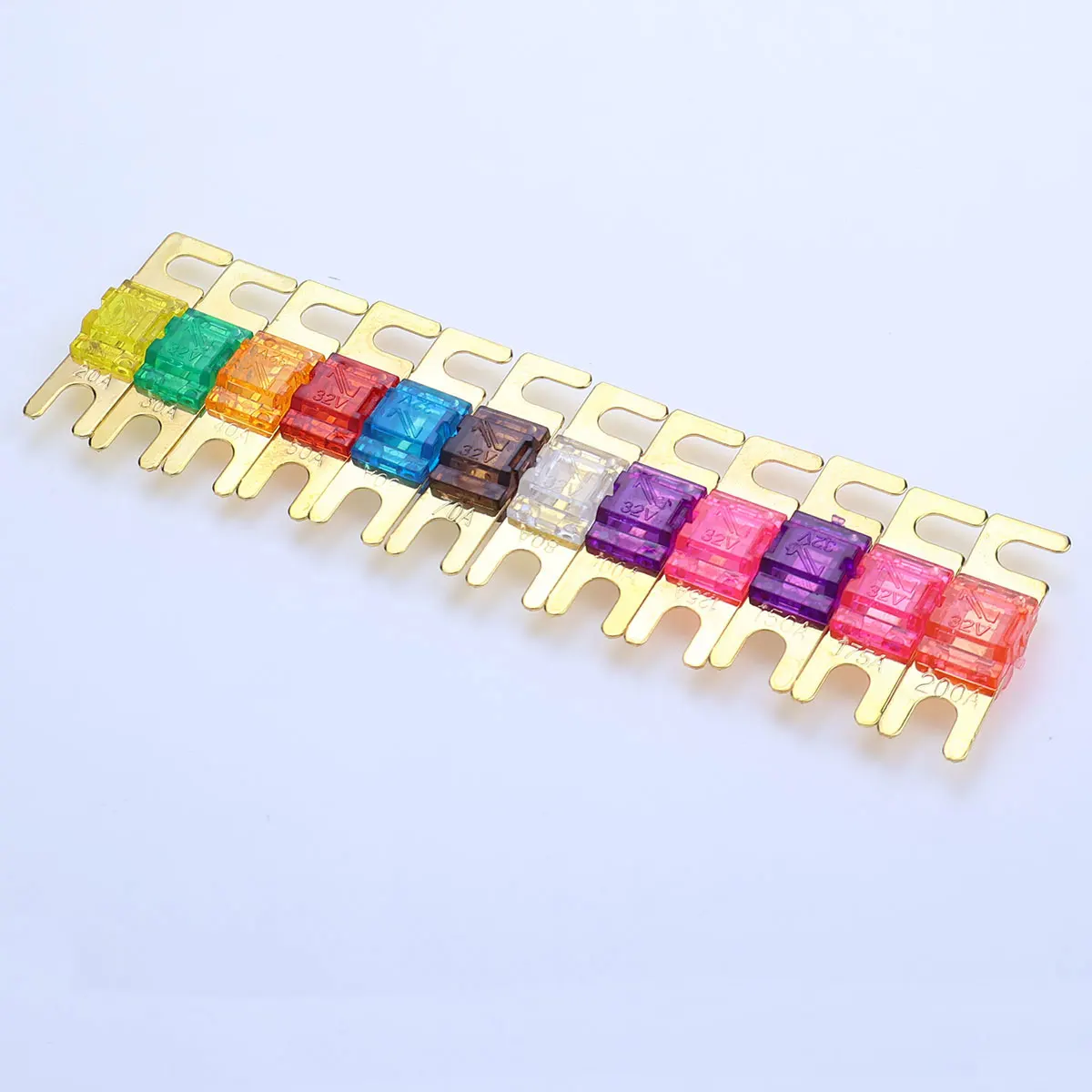 ANL Gold Plated Stud Car Fuses Mini Car Stereo Audio AFS Fuse 32V 20A 30A 40A 50A 60A 70A 80A 100A 125A 150A 32V Auto Fuses view 5