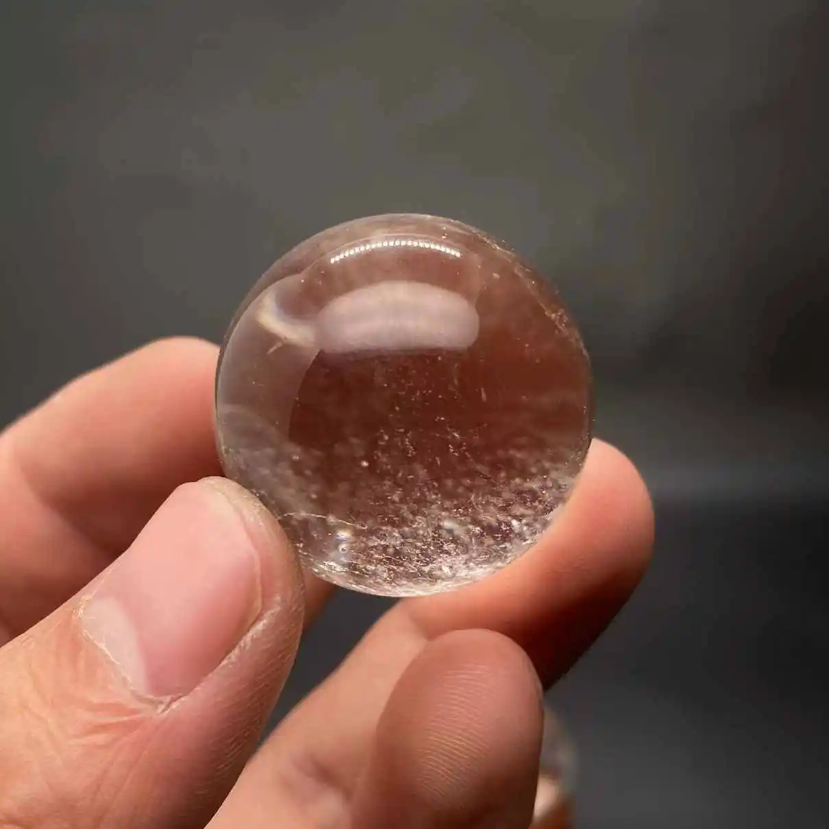Dia 6-47mm Natural non-porous Transparent Crystal Ball Polishing Quartz Solid Balls for Collection Specimen FengShui Home Decor