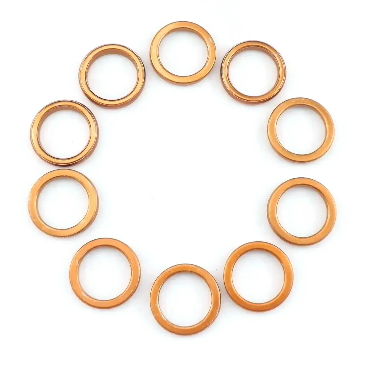 10 Pieces Muffler Exhaust Gasket For Motorcycle 49cc 50cc 60cc 70cc 80cc 110cc 150cc 125cc Scooter Bike ATV Moped