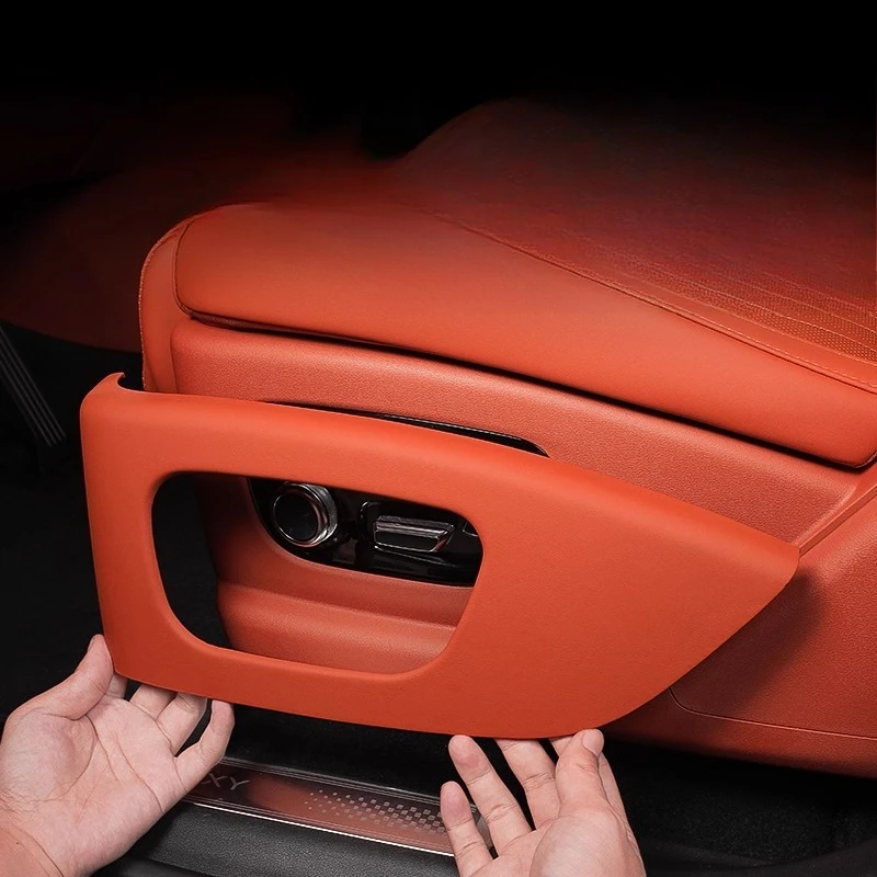 

Для Geely Galaxy M9 2025 2026, защитный чехол на переднее сиденье, боковой защитный чехол из АБС-пластика, обернутый кожей, защита от царапин