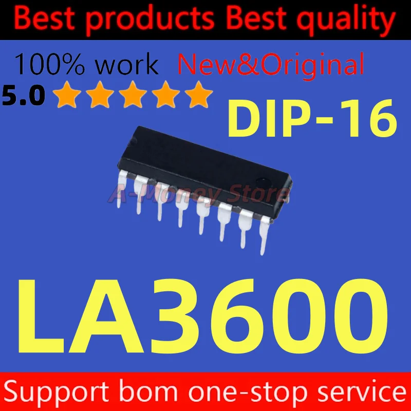 (5-10pcs)100%New LA3600 DIP-16