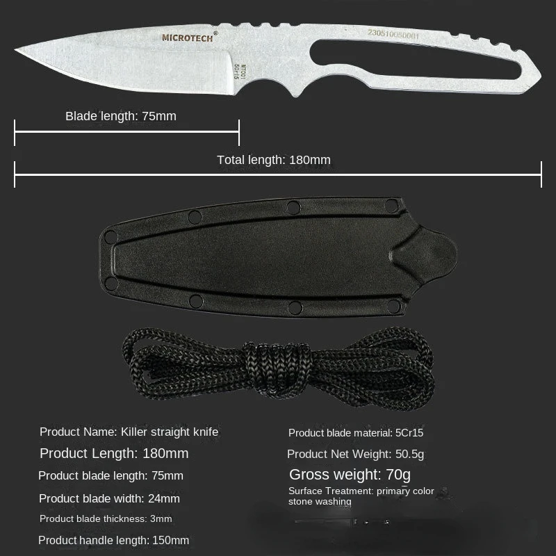 2024new Outdoor High Hardness Survival Multifunctional Camping Knife