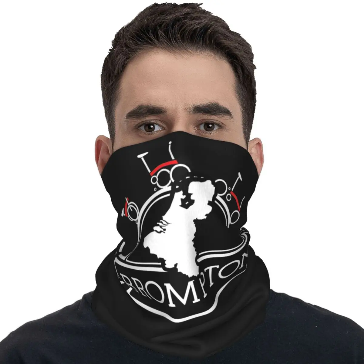 Funny Bromptons Bike Balaclava Running Travel Bicycle Mask maschere per il viso morbide senza cuciture antipolvere sciarpe divertenti autunnali