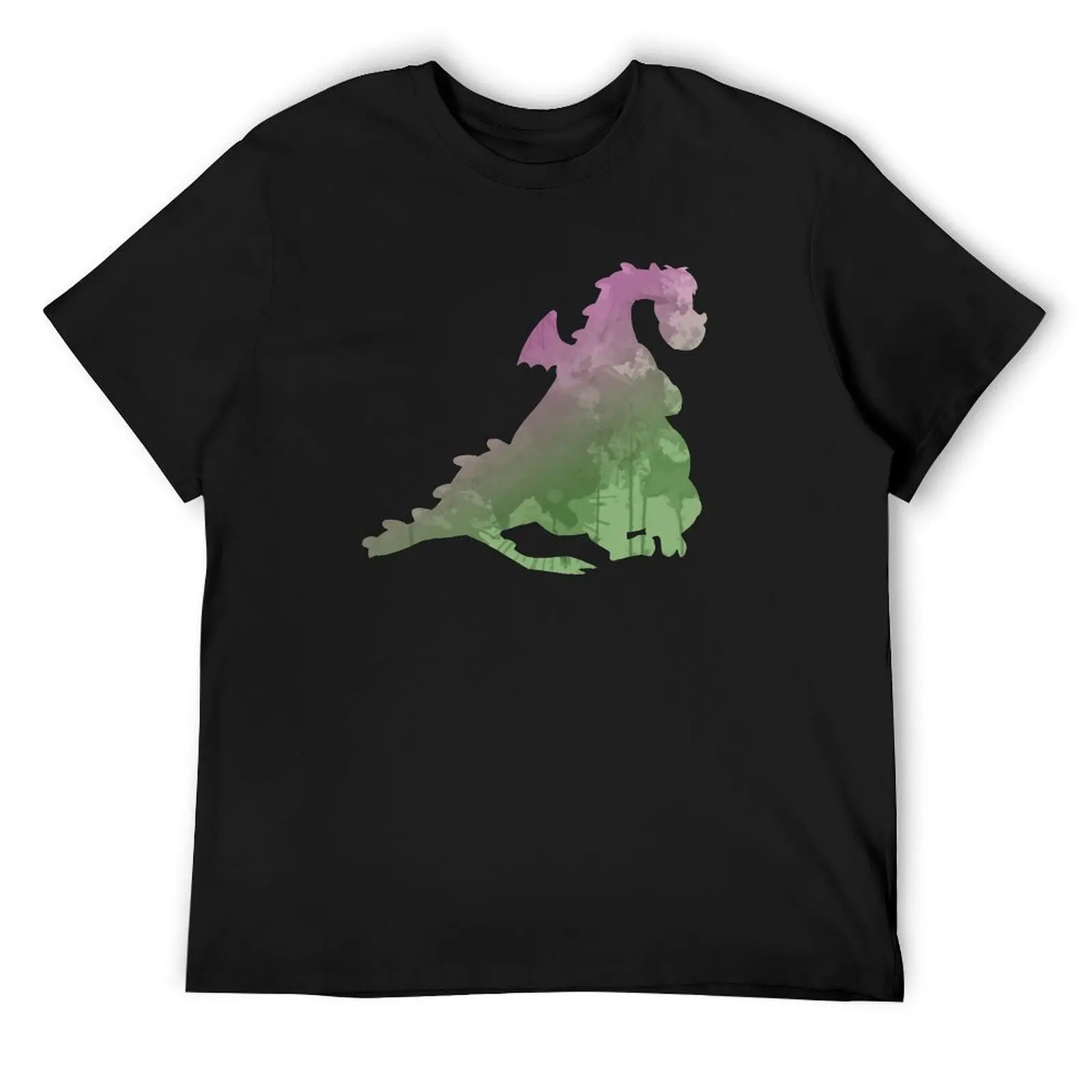 Dragon Inspired Silhouette T-Shirt custom t shirt quick drying heavy weight t shirts for men