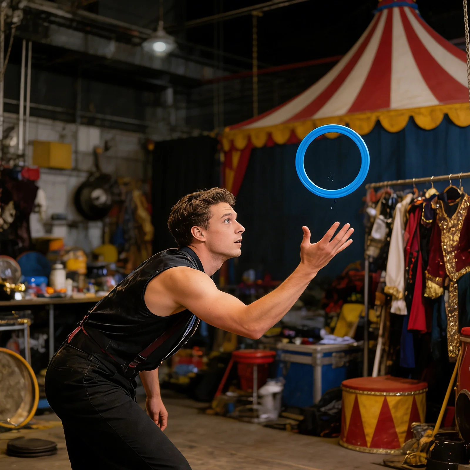 

4Pcs Plastic Juggling Rings Circus Agility Hoops Outdoor Throwing Games Toss Juggling Equipment Circus Props for Kids