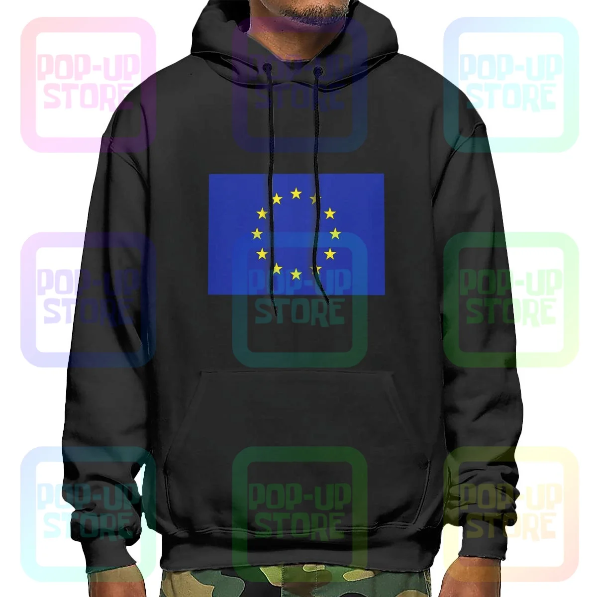 European Union Flag Hoodie Sweatshirts Hoodies Pop Style Novelty Best Quality