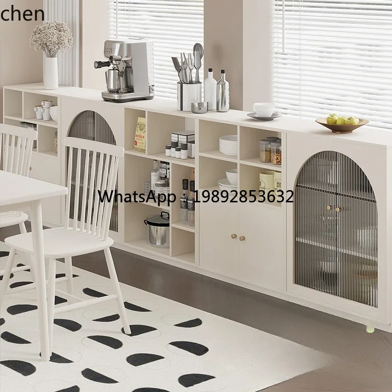 Picture 5: i7   Cream Wind Combination Meal Side Locker Kitchen Storage Tea Coffee Side Cabinet