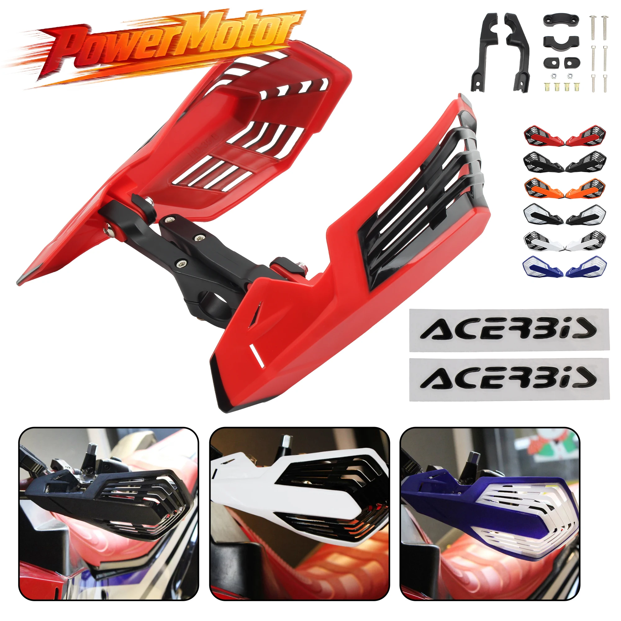 Protetor de mão para motocicleta, acessórios universais para ktm, honda, yamaha, exc, klx, yzf crf, proteção para guidão, dirt bike, enduro