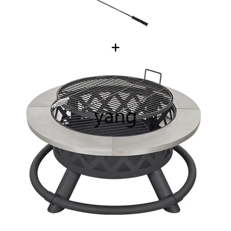 

CX Outdoor Roasting Stove Charcoal Oven Home Heating Firewood Stove Barbecue Table