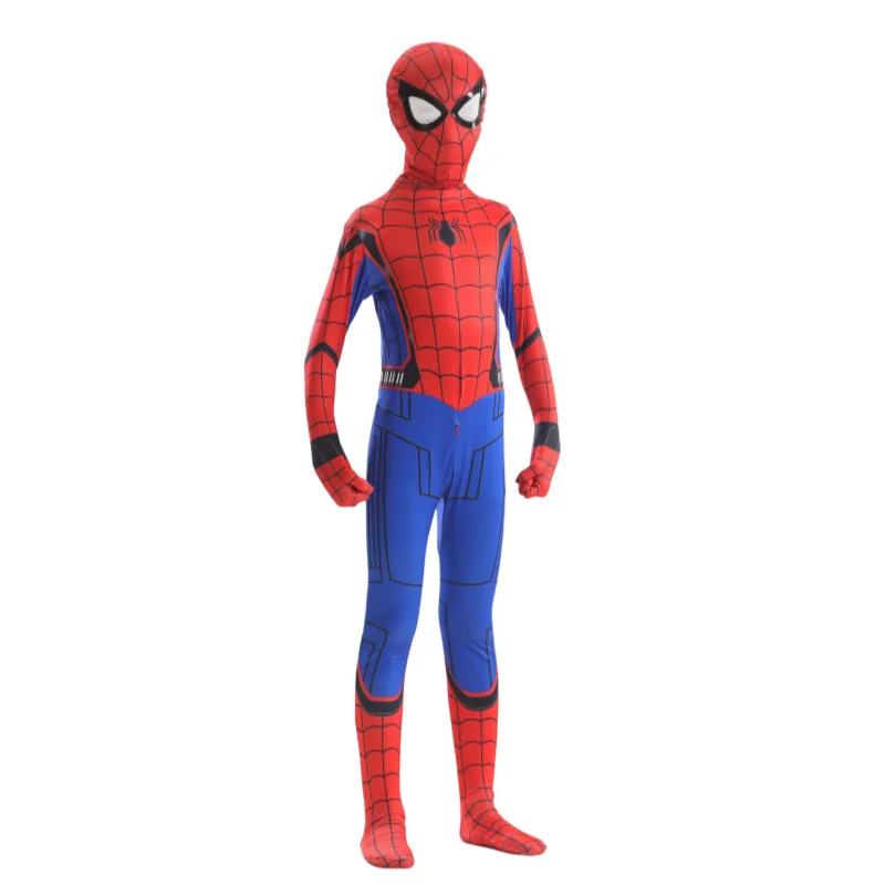 Complete Halloween-cosplayset voor Spider-Man-fans, verzamelaars, Miles Morales Zentai-pak, geschikt voor Halloween, kerstfeesten en andere feestelijke gelegenheden.