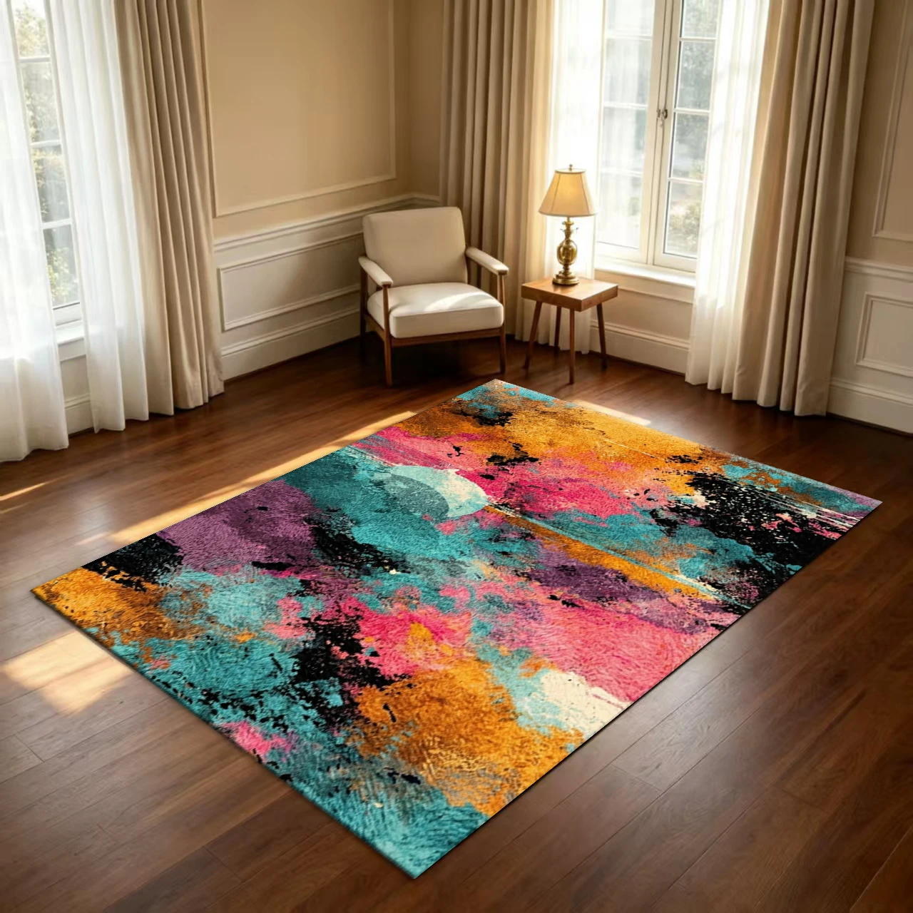 Tappeto Astratto con Effetto S - Printed Rug Abstract recensione e prezzo