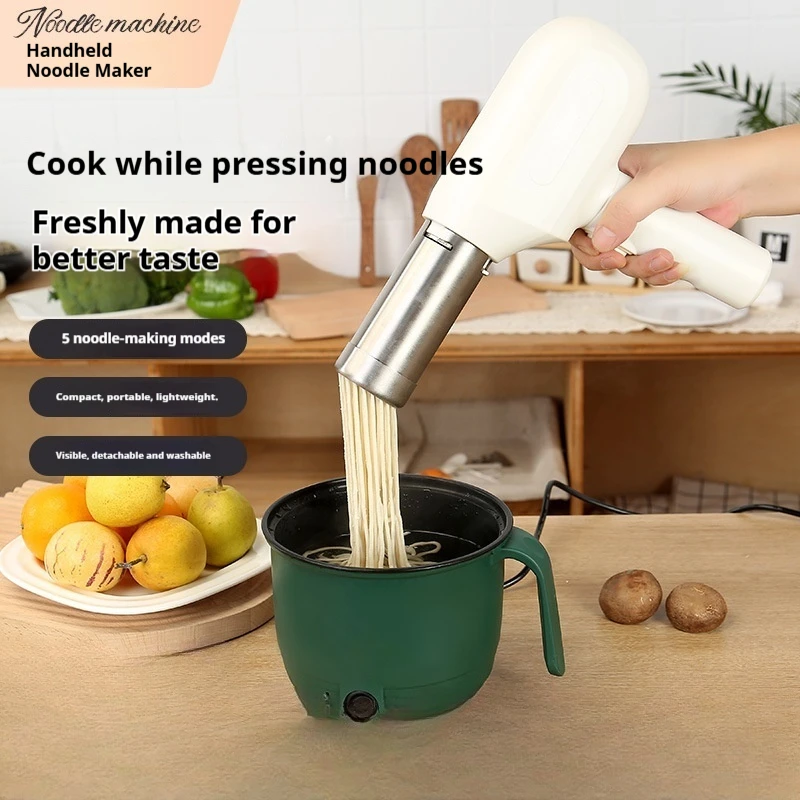 

Электрическая ручная машина для изготовления лапши, беспроводной бытовой пресс для макаронных изделий, компактная домашняя машина для производства лапши
