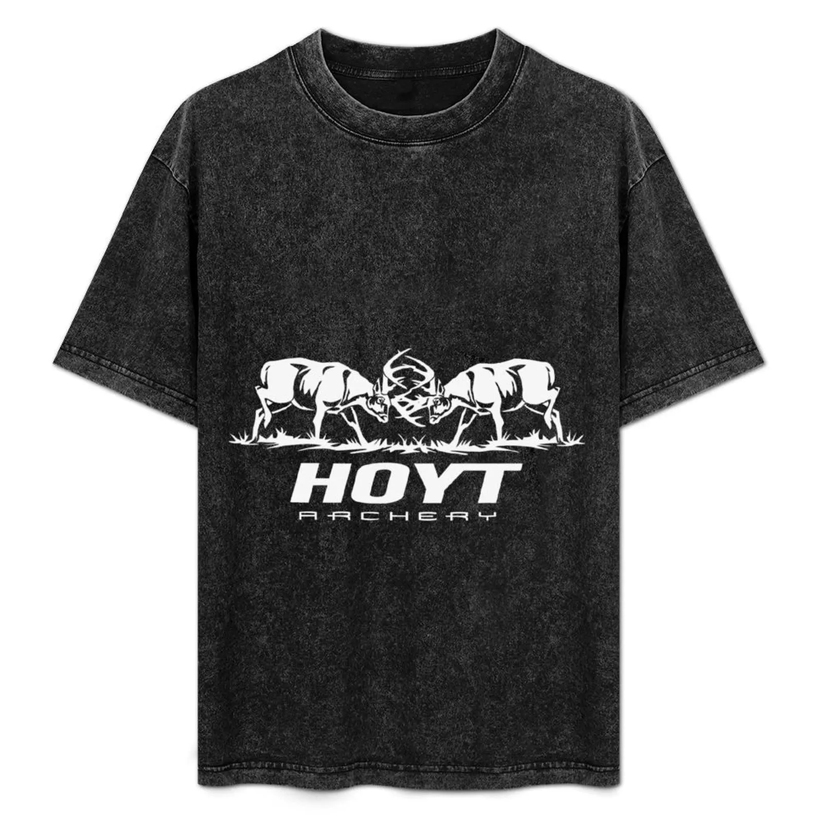 

Hoyt Archery Brawling Bucks Sweatshirt T-Shirt Art Pattern Printed Casual Top