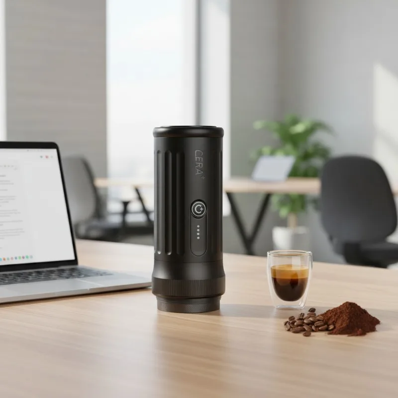 Portable coffee machine, wireless USB battery 20 bar pressure 13500mAh suitable for outdoor and travel