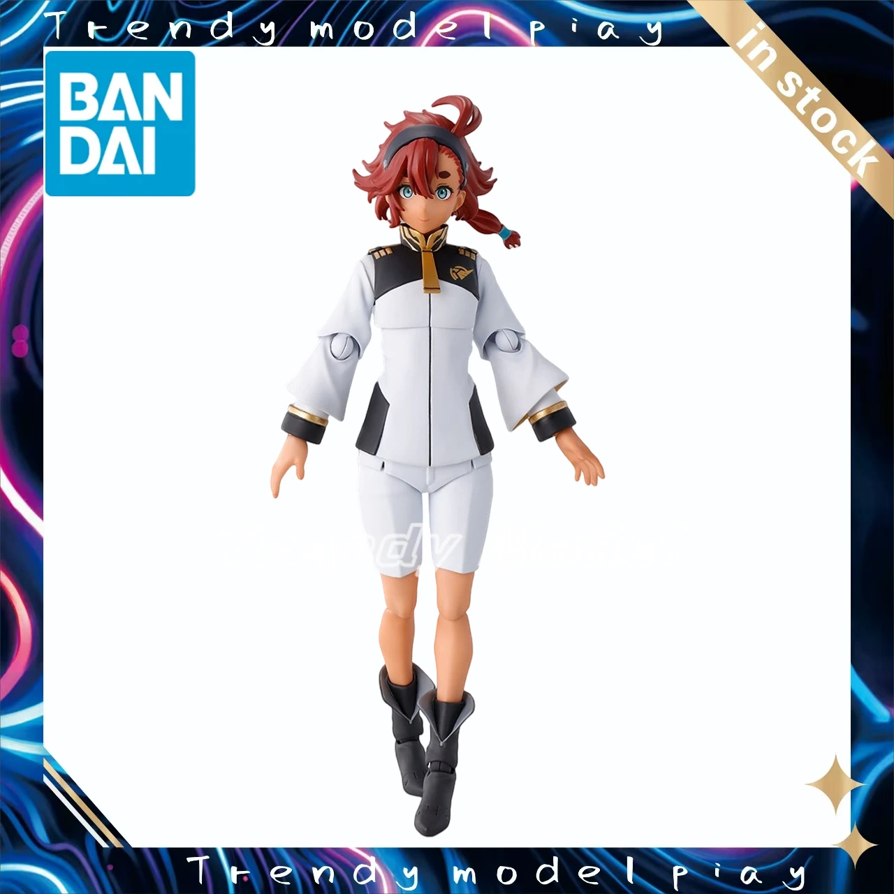 

В наличии оригинальная фигурка BANDAI Suletta Mercury, модель, фигурки, игрушки, коллекция подарков, украшения