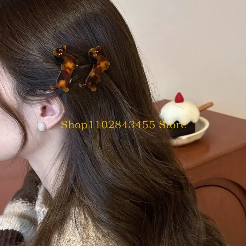 49mc Girls Cartoon Dackel adorchierbar schönes Haarclip Dackel Haarnad für Kind – Detail 4