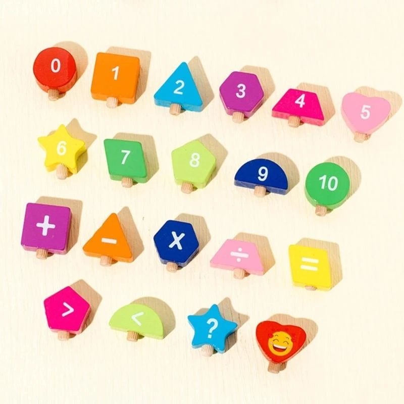 Math Matching Toy Number Matching & Recognition Learning Toy for Toddlers 15UB