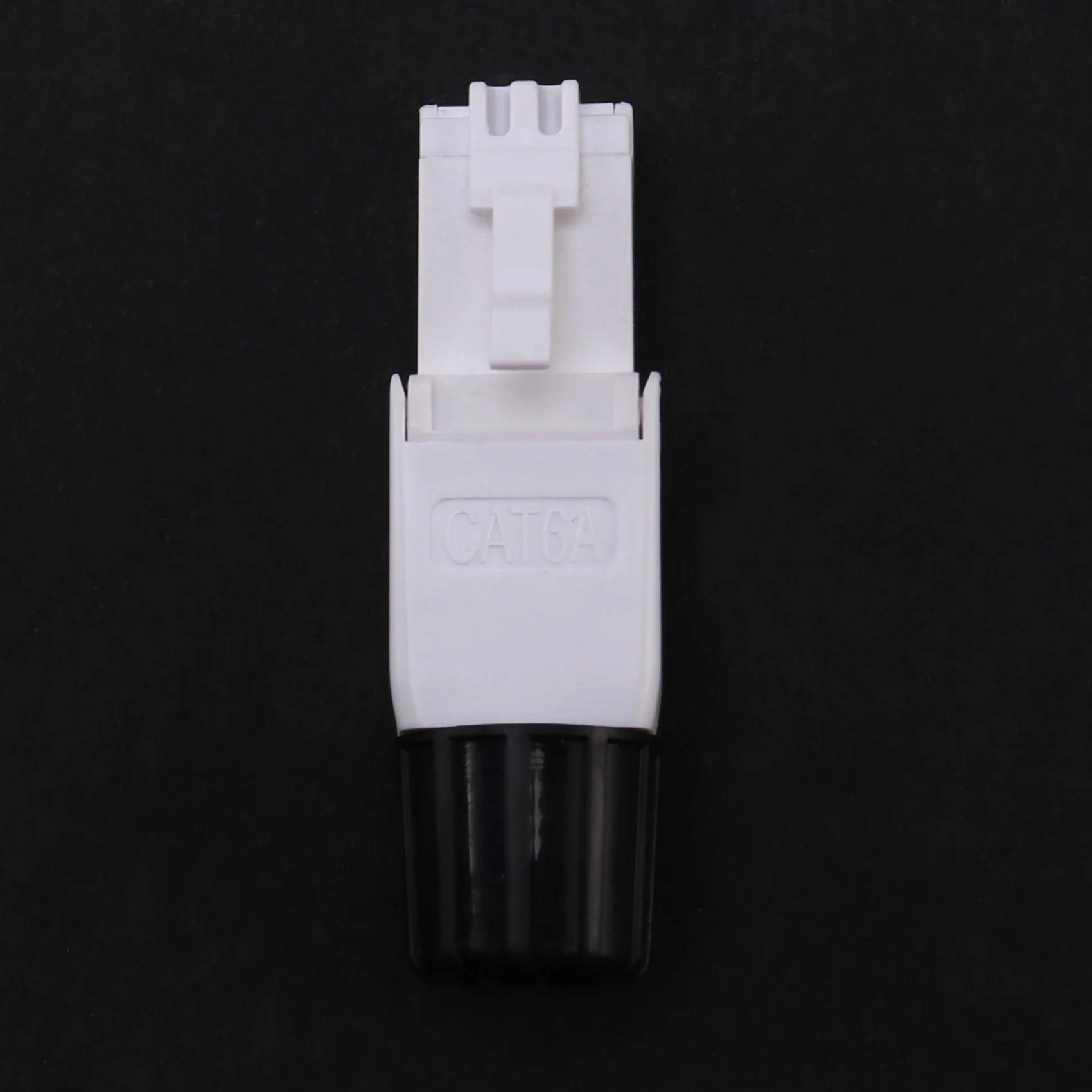 5ชิ้นเครื่องมือ-ฟรีสายเคเบิลเครือข่าย RJ45, ปลั๊กสายอีเธอร์เน็ตที่เสียบ Cat6A ขั้วต่อที่ไม่หุ้มฉนวน