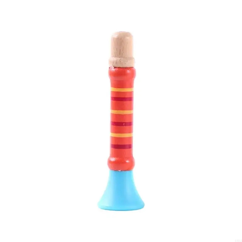 Giocattolo flauto fischio in legno per bambini apprendimento musicale strumento per prima infanzia L8RB