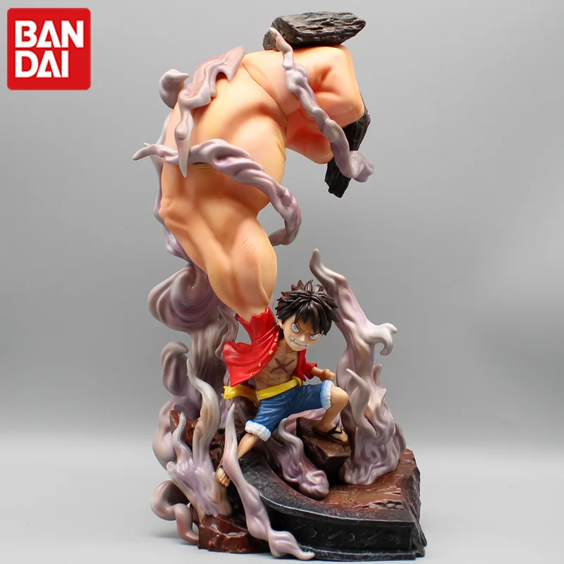 31cm Anime One Piece Third Big Fist Luffy Hand Wcf Statue Cartoon Anime Action Figures Model Box Ornaments Toy For Children