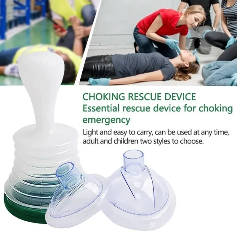 1Set Health Care Choking Rescue Device Home Travel Kit for Adult and Children First Aid Kit Mask With Packaging Emergency Device