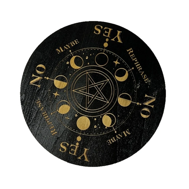 Star Pendulum Board Dowsing Divination Board Double Sided Wooden  Boards Metaphysical Message Board Altar Supplies