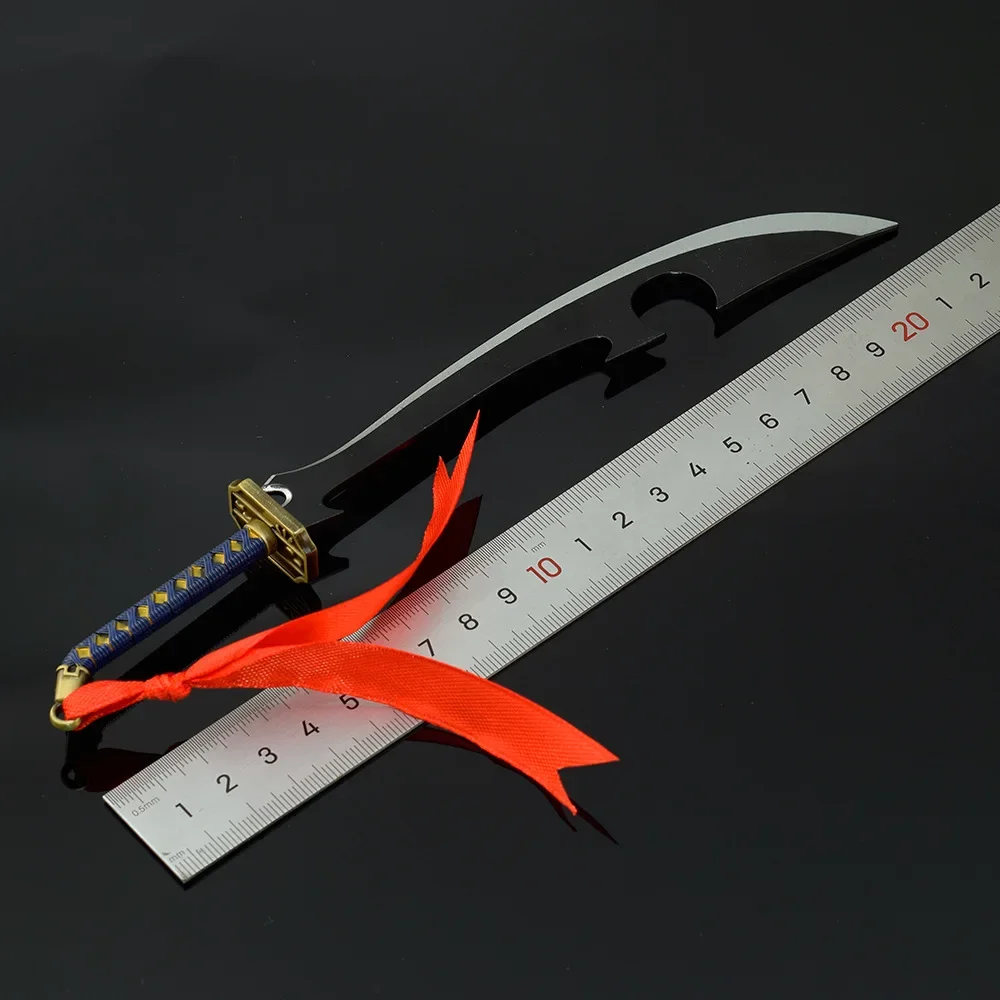 Anime Kurosaki Ichigo periferiche Kyoraku Shunsui arma 22cm Katen Kyokotsu spade metallo Katana modello giocattoli da collezione regalo ragazzo