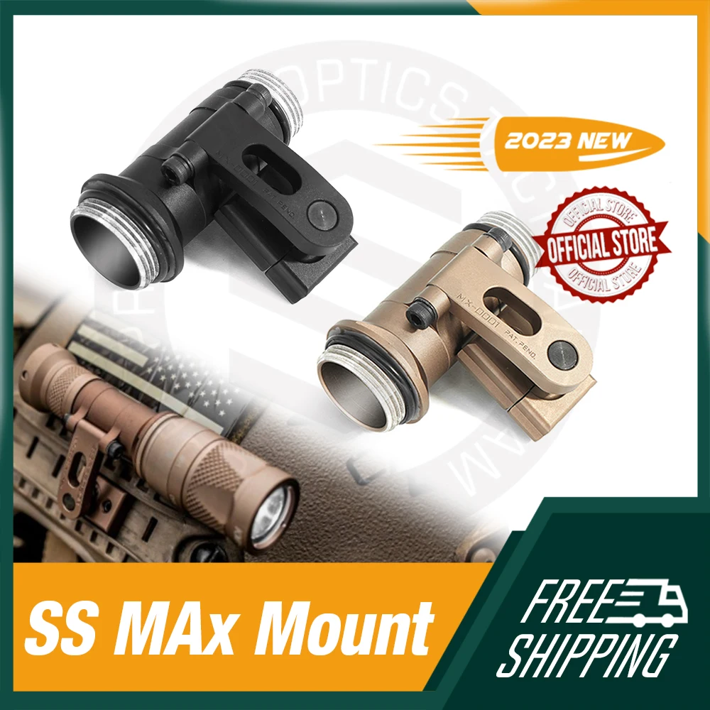 SOTAC SS MAX Mount Tactical Helmet Mount Weapon Light Mount For KIJI OKW PLHV2 SF M300 M600 Series Flashlight