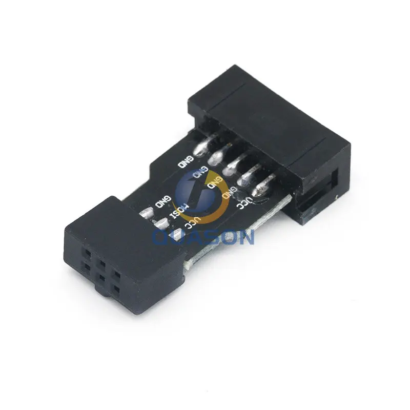 10Pin To 6PiN Convert To Standard 10 Pin To 6 Pin Adapter Board For ATMEL STK500 AVRISP USBASP ISP Interface Converter AVR