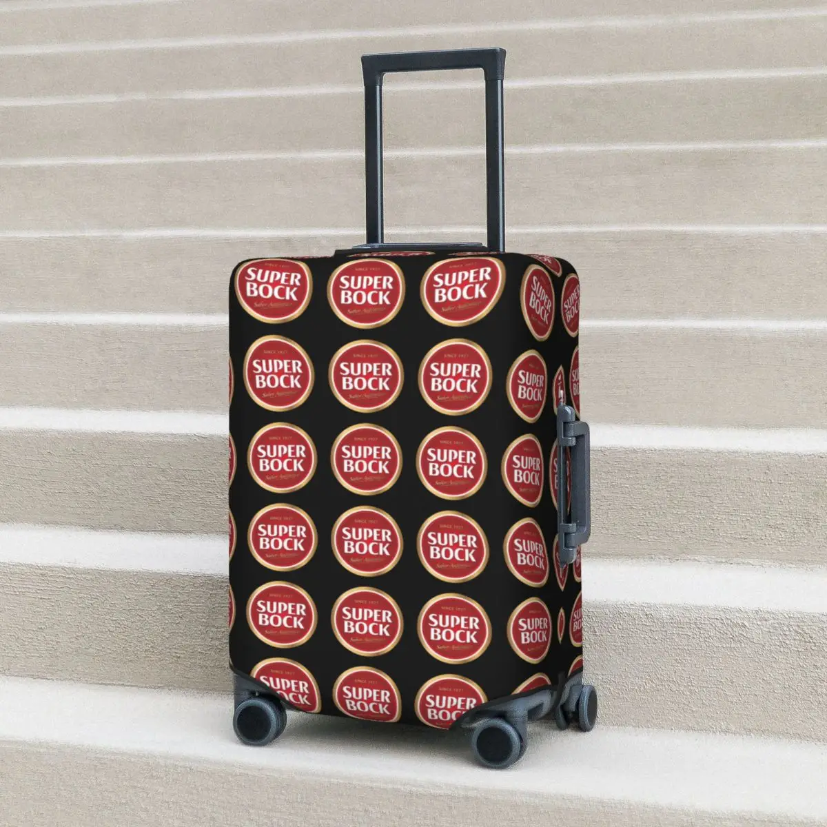 

Super Bock Since 1927 Suitcase Cover Protection Elastic Travel Luggage Protector Covers for 18-32 Inch