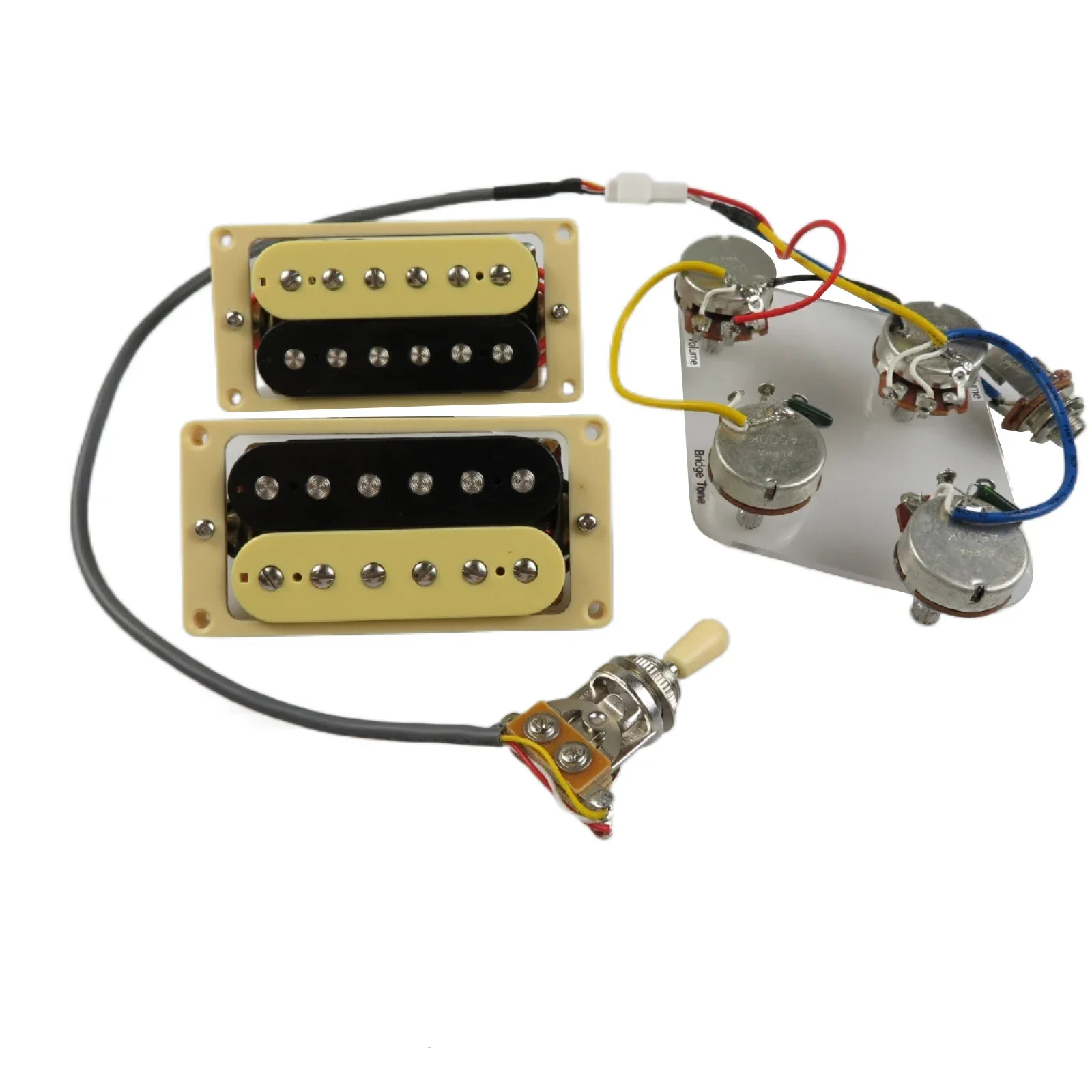 Humbucker Pickups Ceramics Electric Guitar Pickups With Wiring Harness Set For Electric Guitar